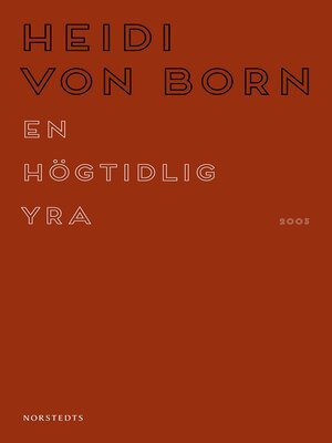 cover image of En högtidlig yra